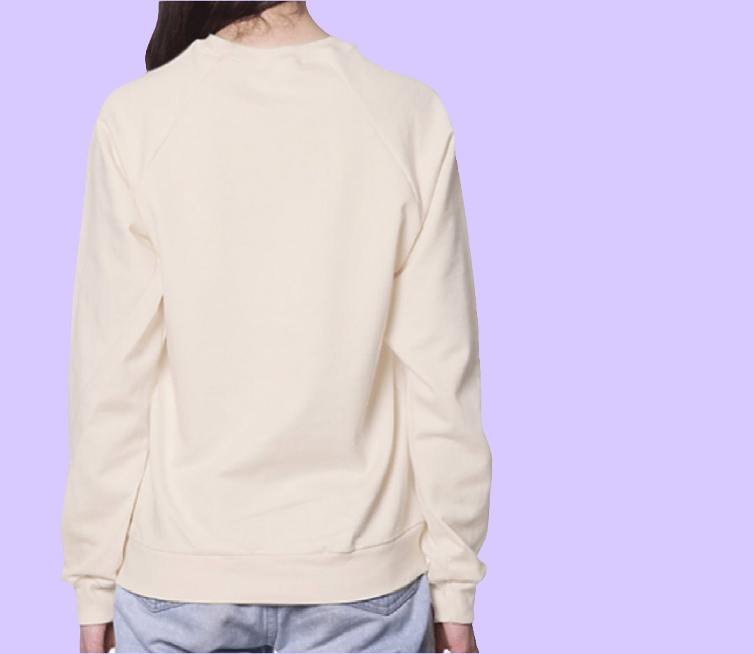 Cozy Oversized Crewneck Sweatshirt|Natural |Mountain & Bear