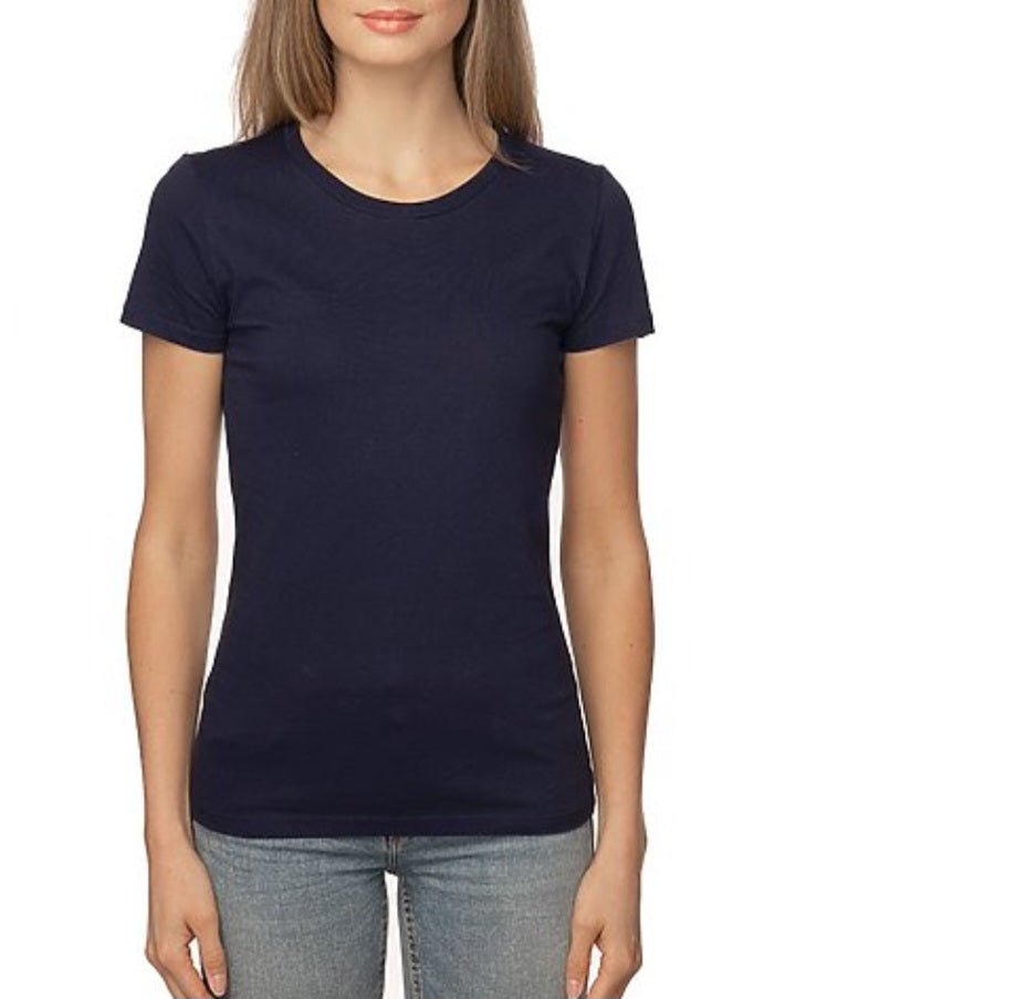 Essential Women's t - Shirts Short Sleeve | Dark Navy - Love MaMa'S Earth