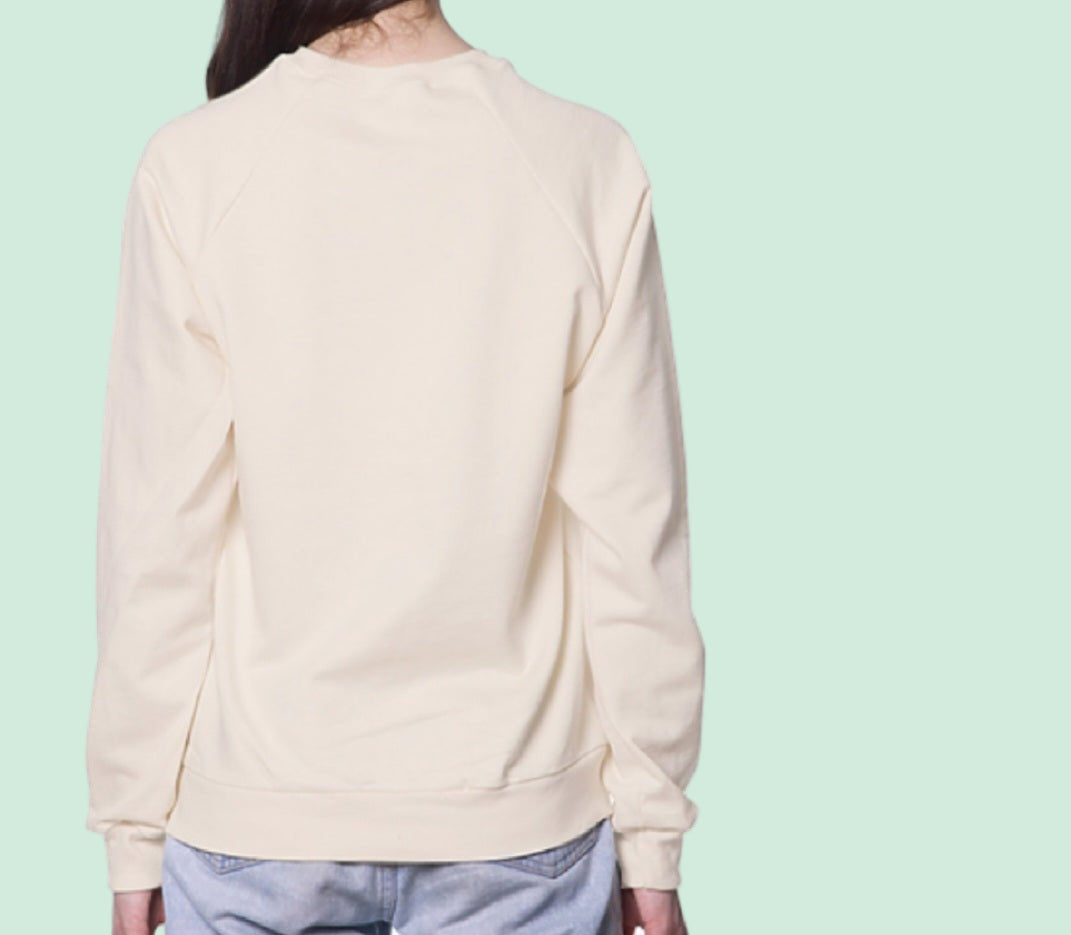 Oversized Sweatshirt Women |In Natural - Love MaMa'S Earth
