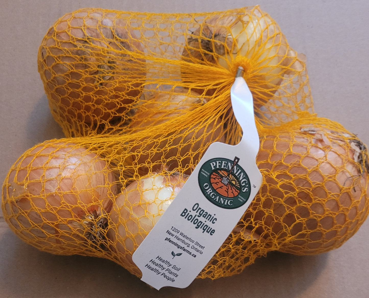 Pfenning’s 2lb Organic Yellow Onions