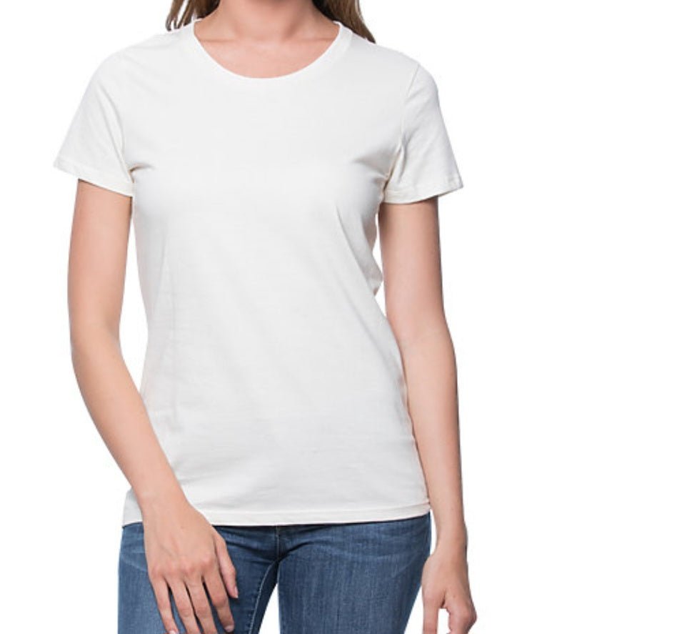 Sleek & Soft Organic T Shirts In Natural - Love MaMa'S Earth