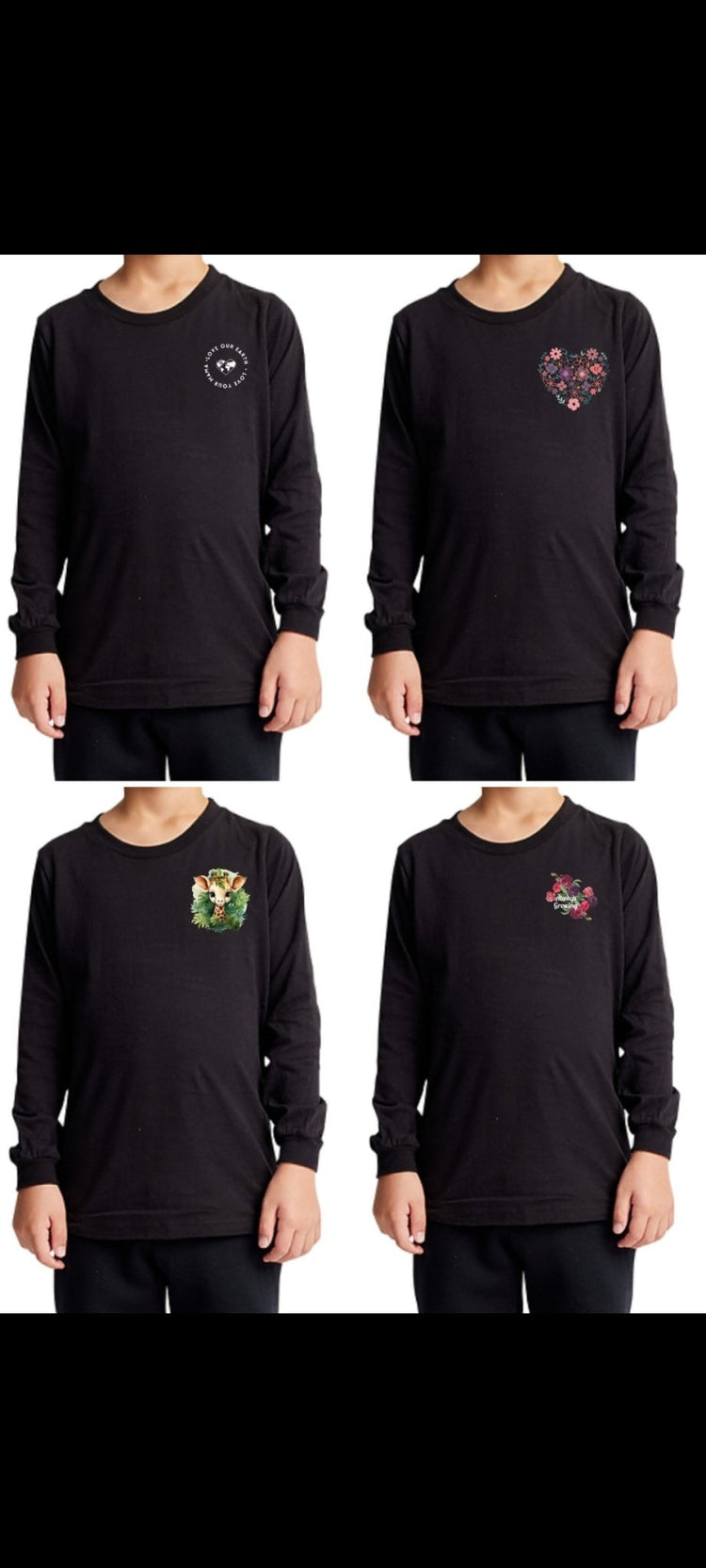 Toddler Long Sleeve Shirts - Love MaMa'S Earth