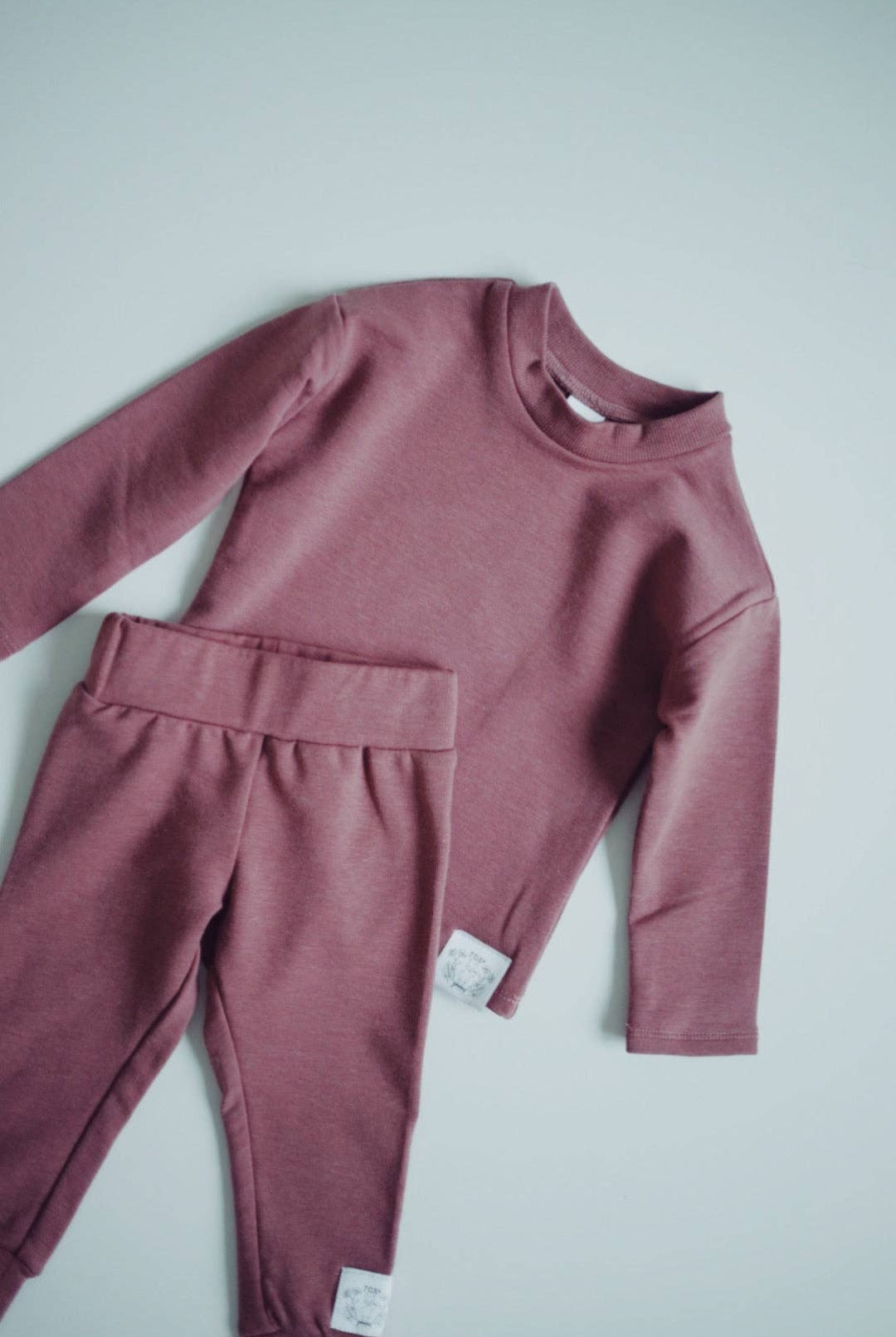 Toddler's Eco-Friendly Cotton & Tencel French Terry Set- Sustainably Made In Canada- set