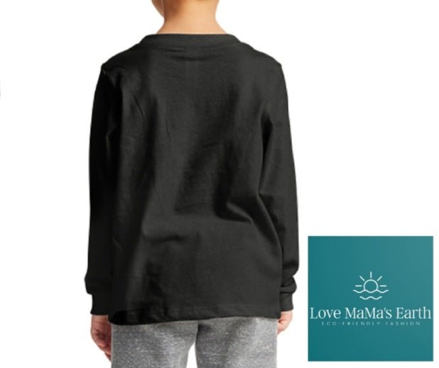 Always Be Kind Graphic Long Sleeve T Shirts|In Black - Love MaMa'S Earth