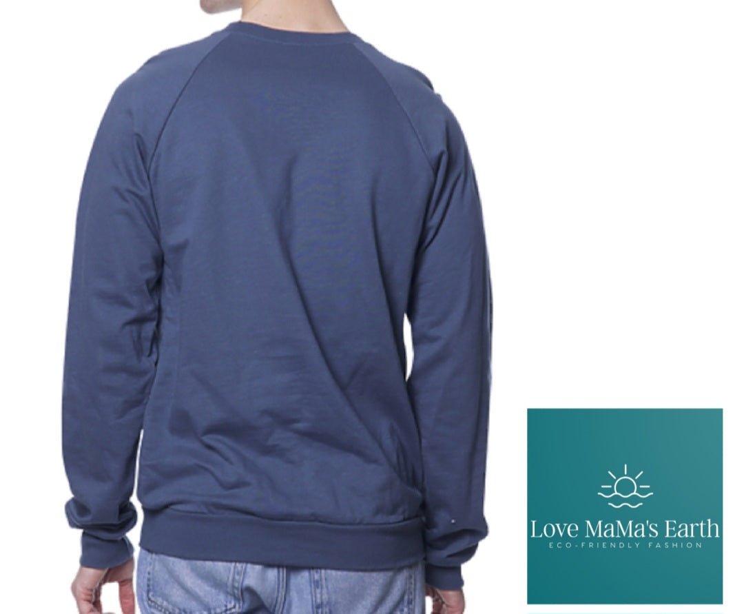 Classic Crewneck |In Pacific Blue - Love MaMa'S Earth