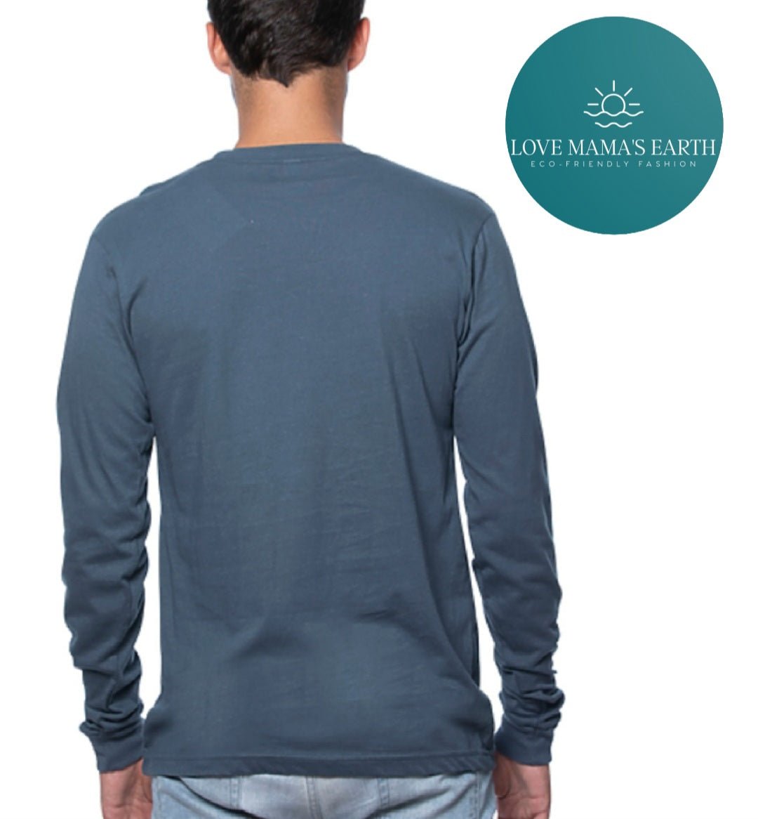 Classic Long Sleeve |In Pacific Blue - Love MaMa'S Earth