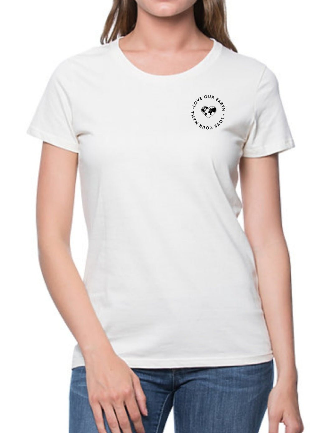 Cotton T Shirts For Women - Love Your MaMa |In Natural - Love MaMa'S Earth