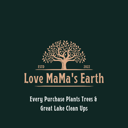 Cotton TShirts |Floral Love |In Dark Navy - Love MaMa'S Earth