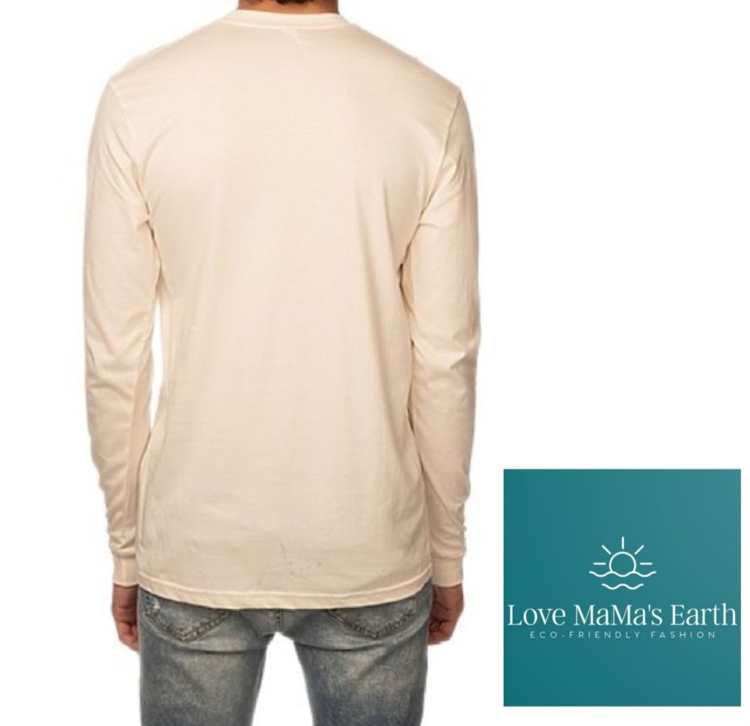 Long Sleeve White Shirt| Natural - Love MaMa'S Earth