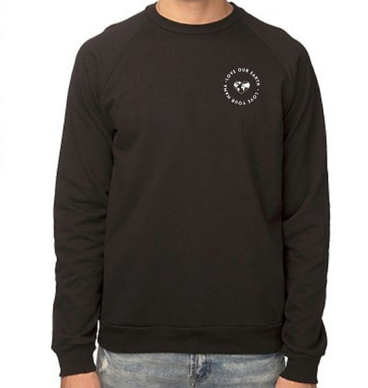 Men's Black Sweatshirt |Black - Love Your MaMa - Love MaMa'S Earth