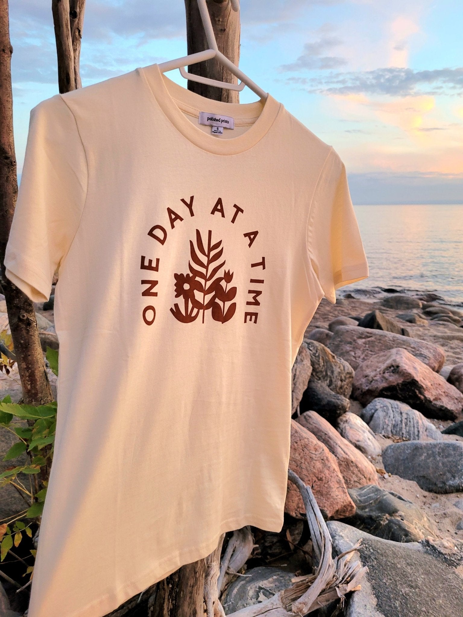 Organic Cotton Shirts |One Day At A Time - Love MaMa'S Earth