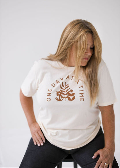 Organic Cotton Shirts |One Day At A Time - Love MaMa'S Earth