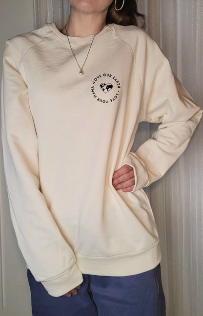 Oversized Sweatshirt |Love Your MaMa |In Natural - Love MaMa'S Earth