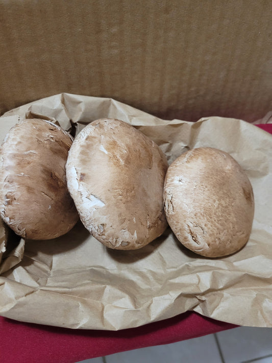 3 Organic Portobello Caps