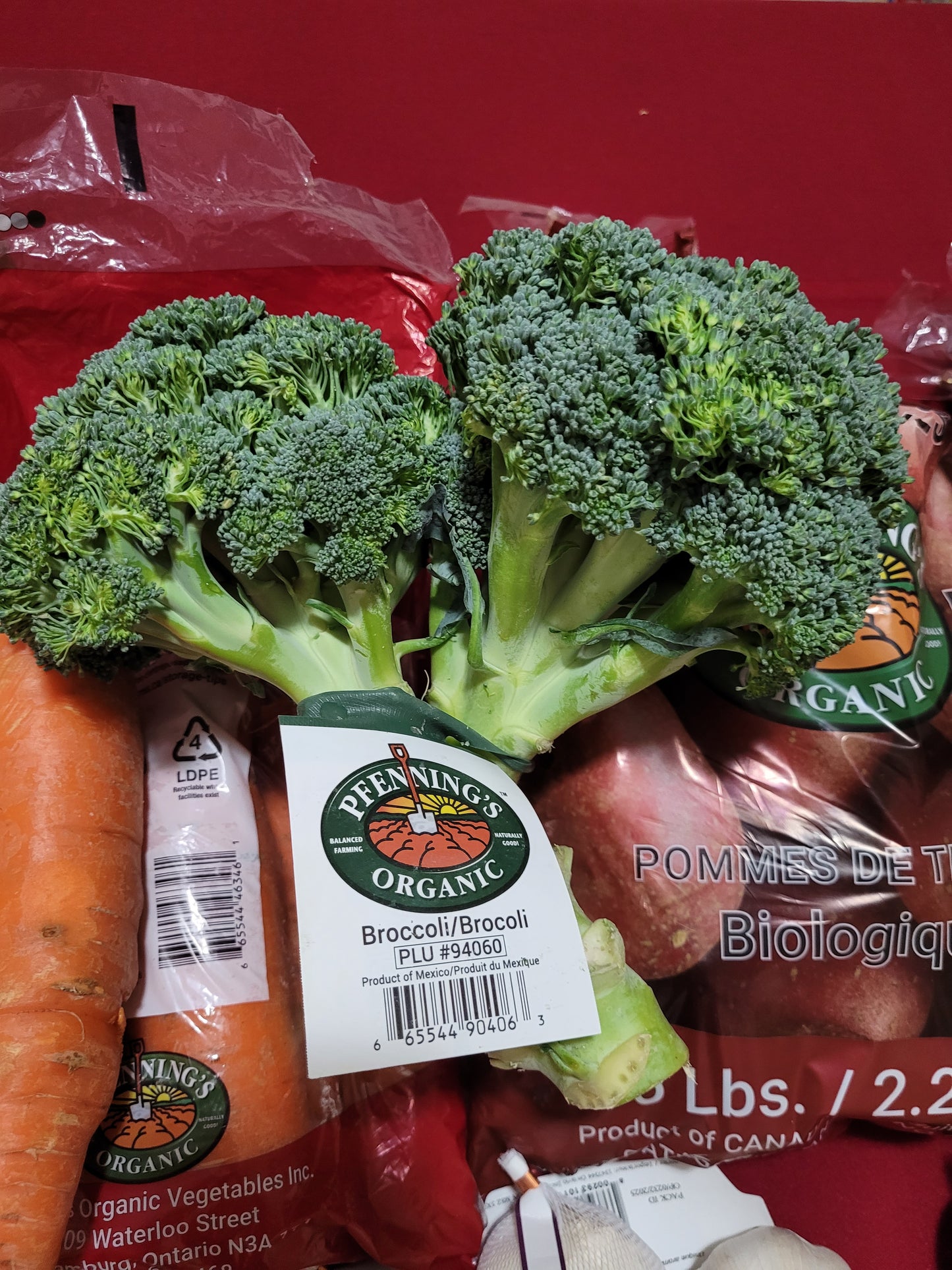 1 Organic Broccoli