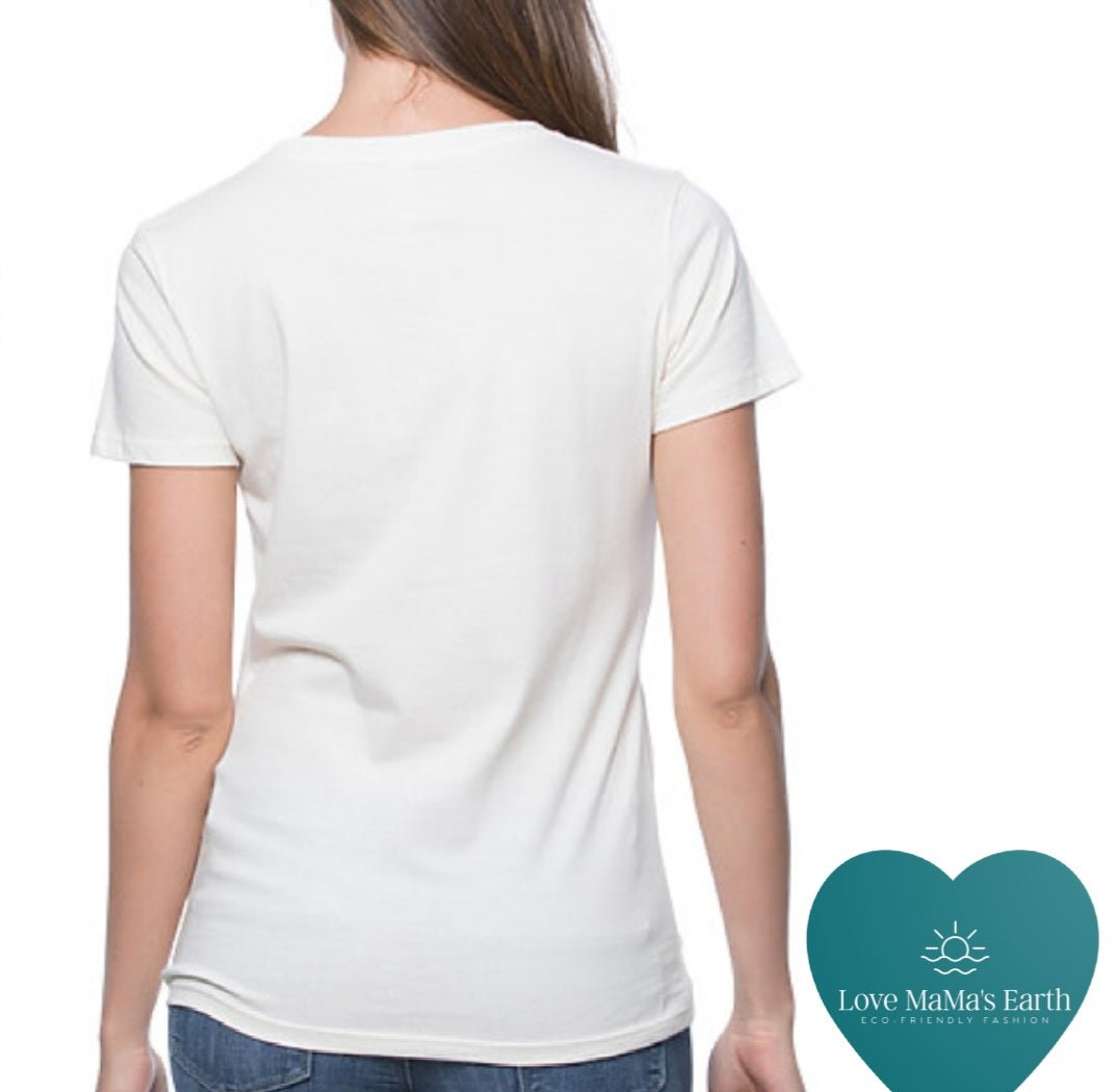 Short Sleeve Shirts In Natural | Adventure Awaits - Love MaMa'S Earth